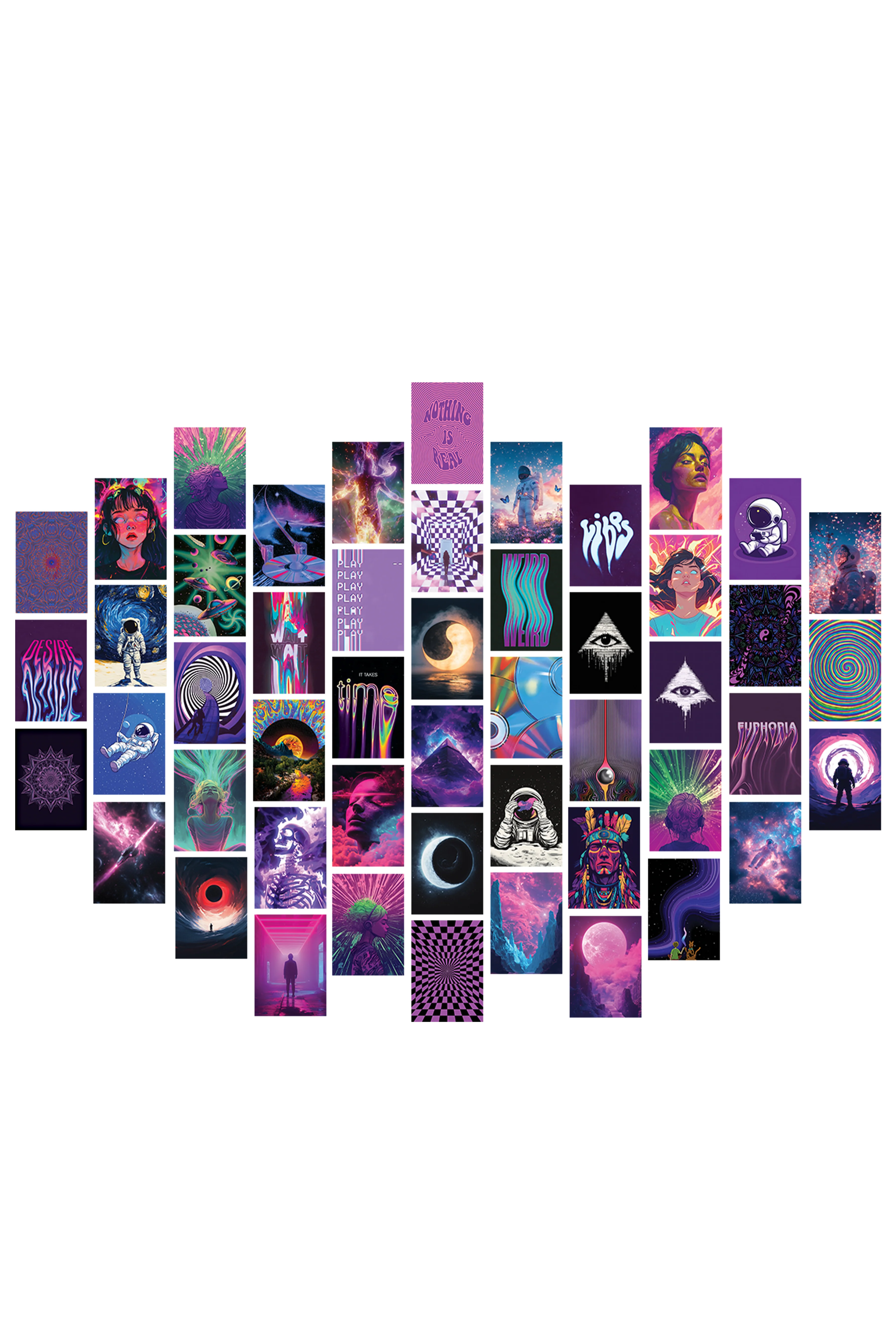 50 Epic Trippy Aesthetic Collage Set - Image 2