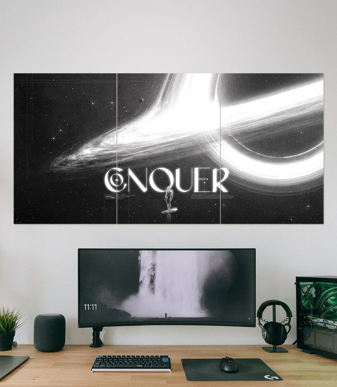 Conquer the Void | Interstellar | Motivational Movie | 3 Piece Set