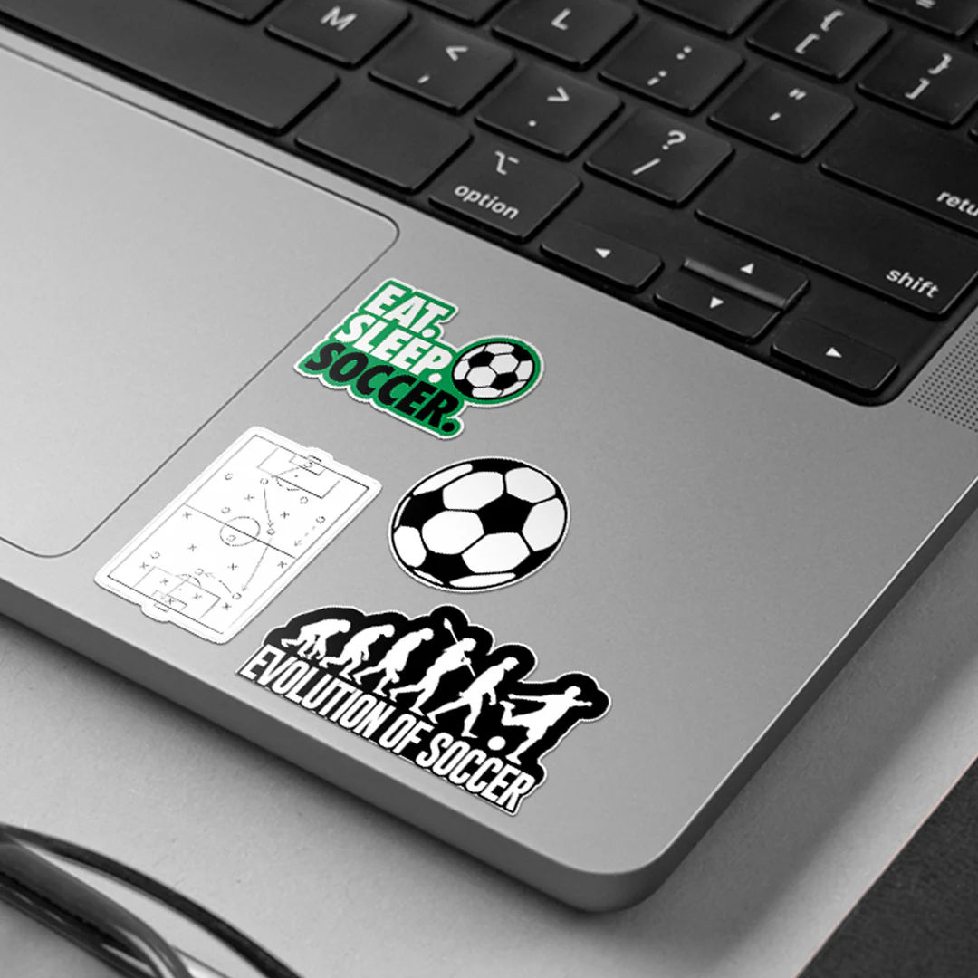 Eat Sleep Soccer #01 | Stickerized | 5 Stickers - Image 2