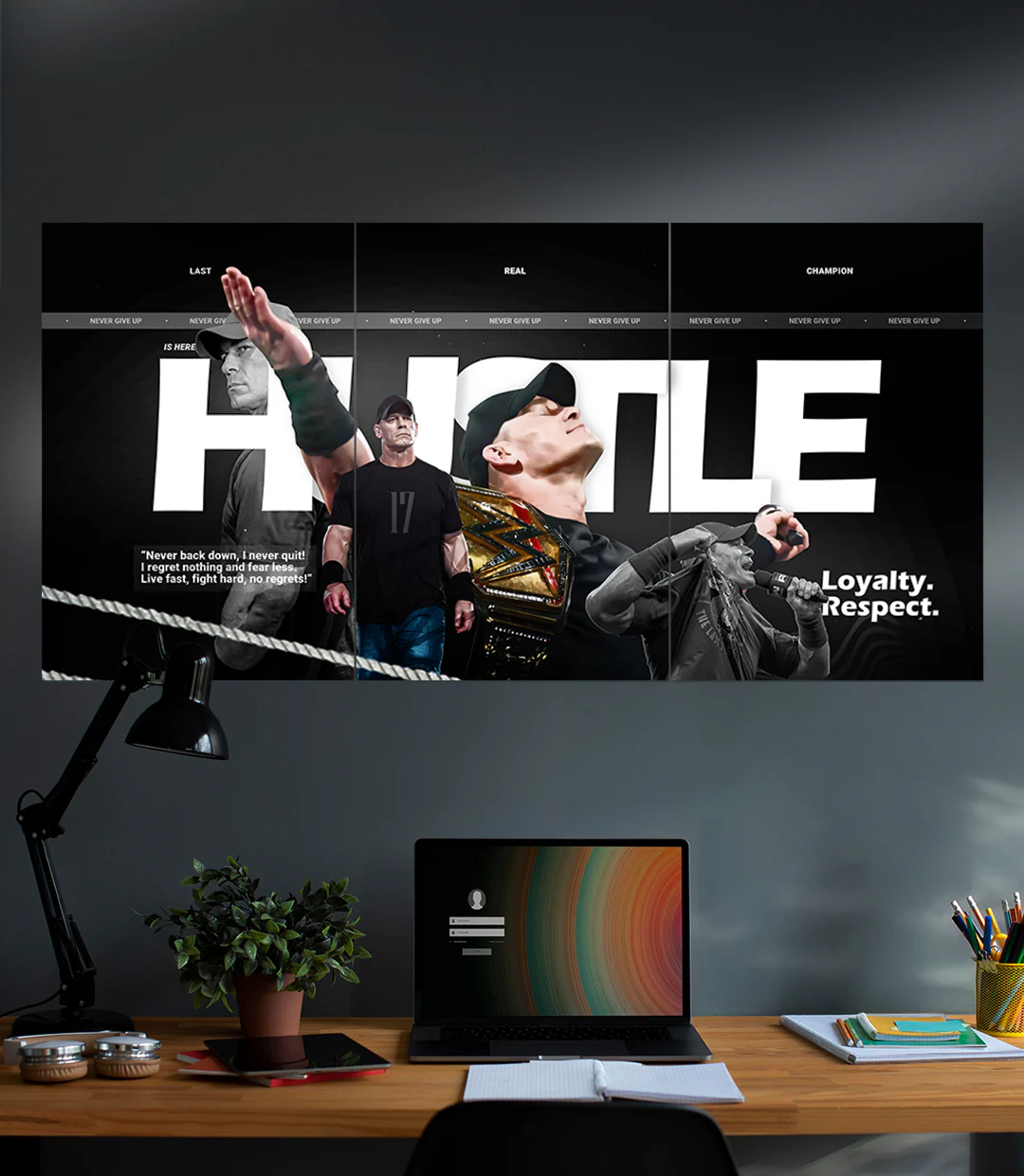 Hustle Loyalty Respect | John Cena | 3 Piece Set - Image 2