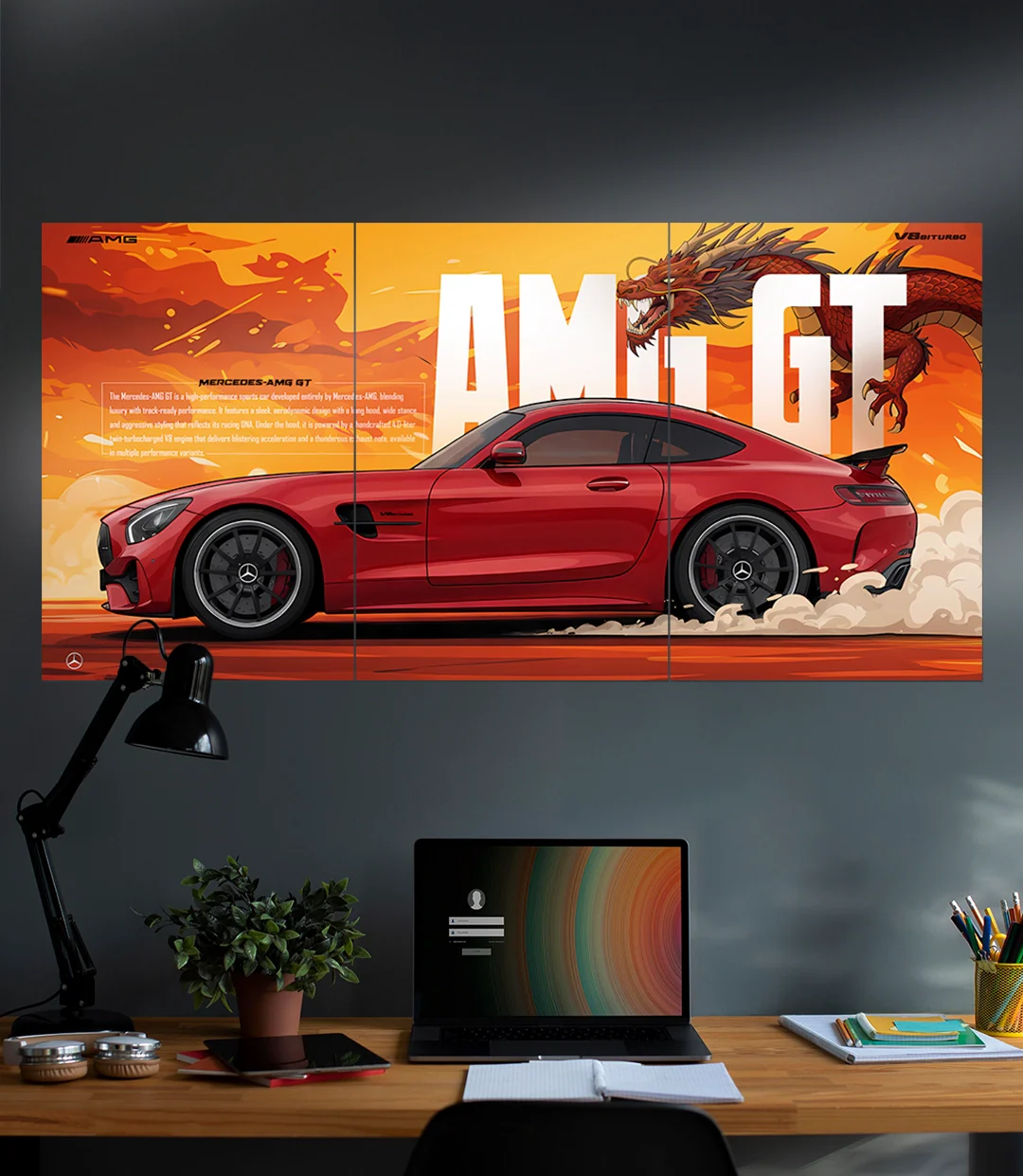 Mercedes AMG GT  | Car Set | 3 Piece Set - Image 2