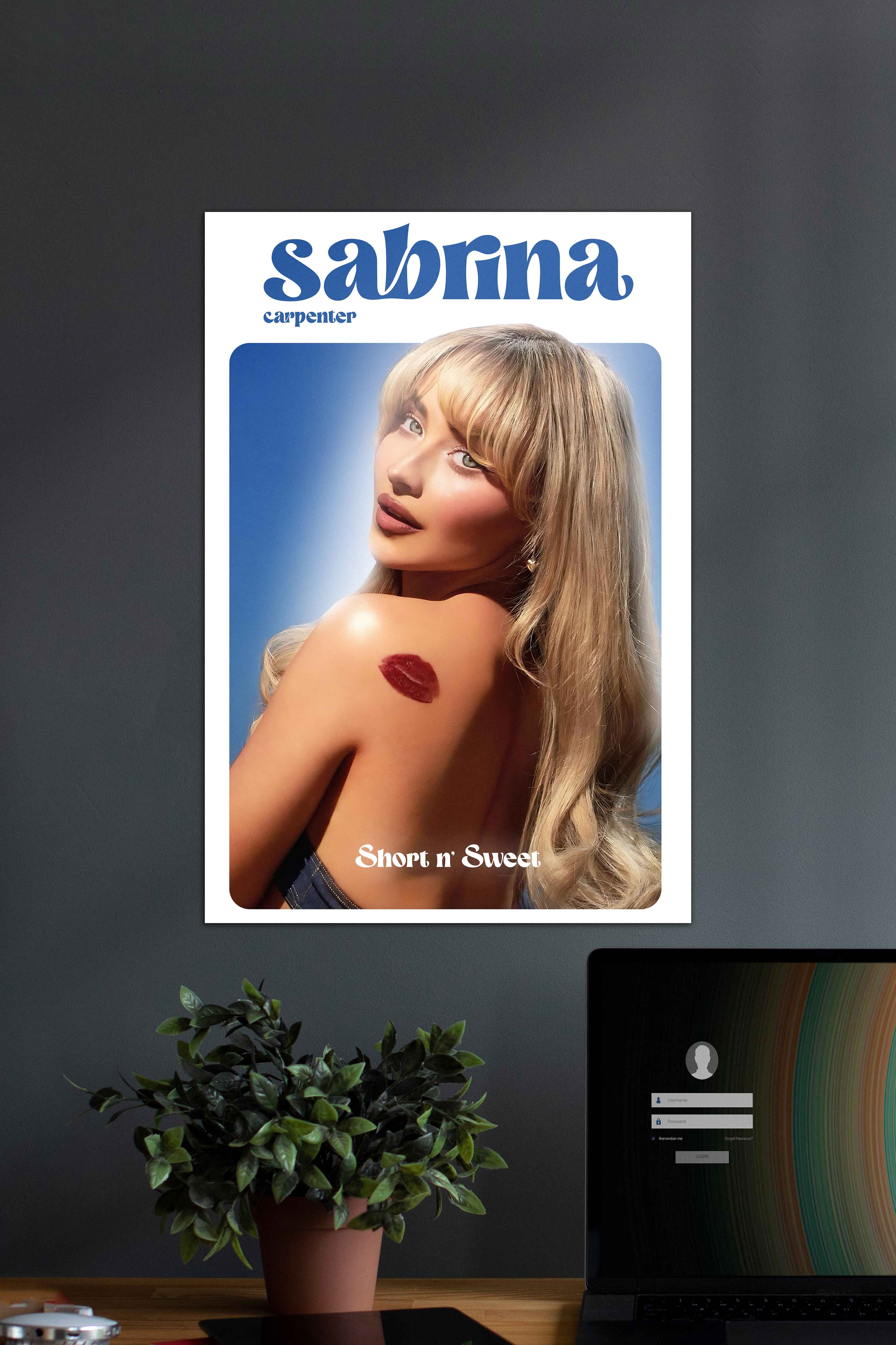 Sabrina Carpenter x Short n Sweet | Sabrina | Music Artist Poster