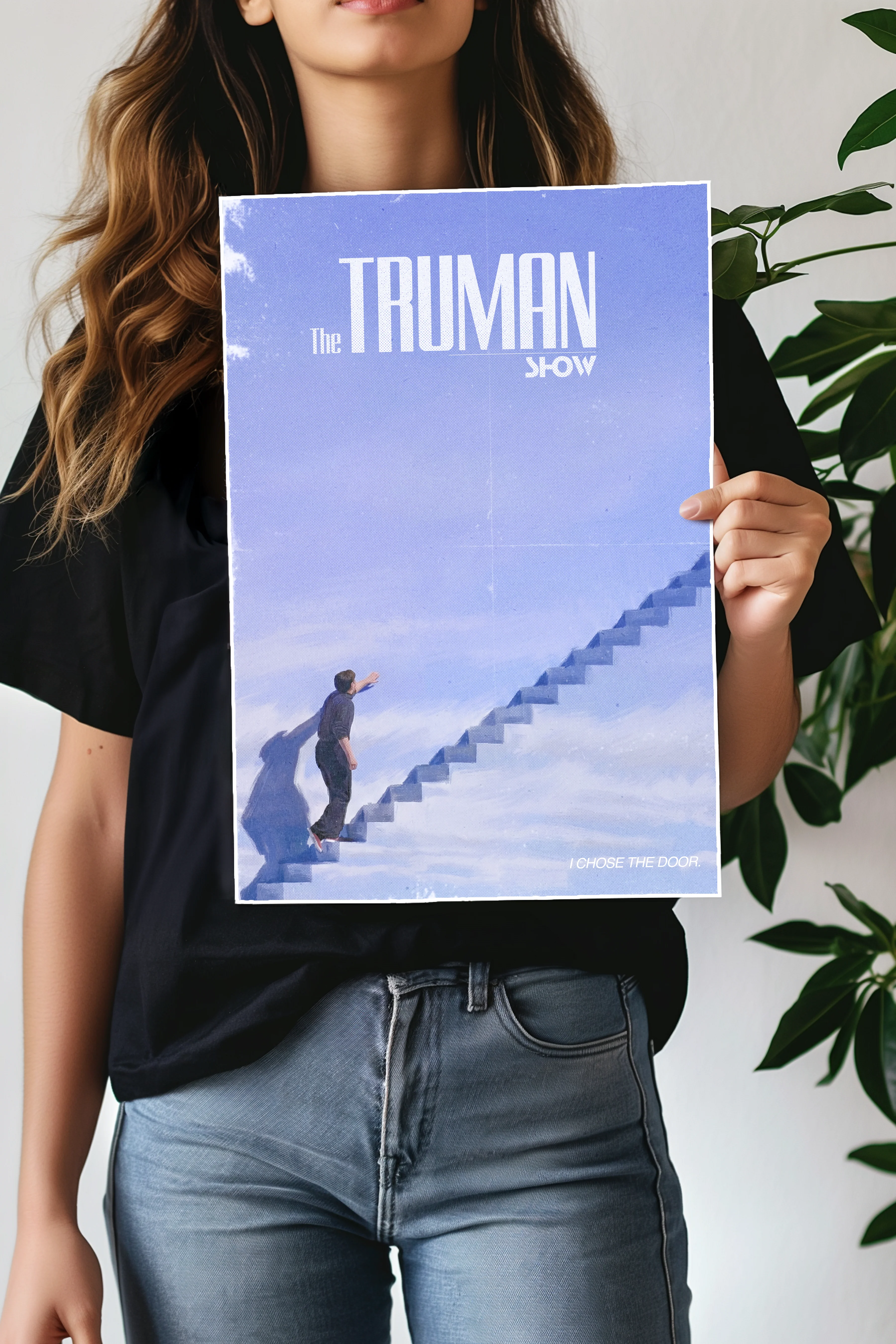 The Truman Show | I Chose the Door | Minimal Aesthetic | Movie Poster - Image 2